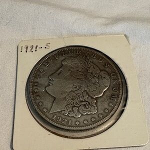 1921 Morgan Silver Dollar Coin